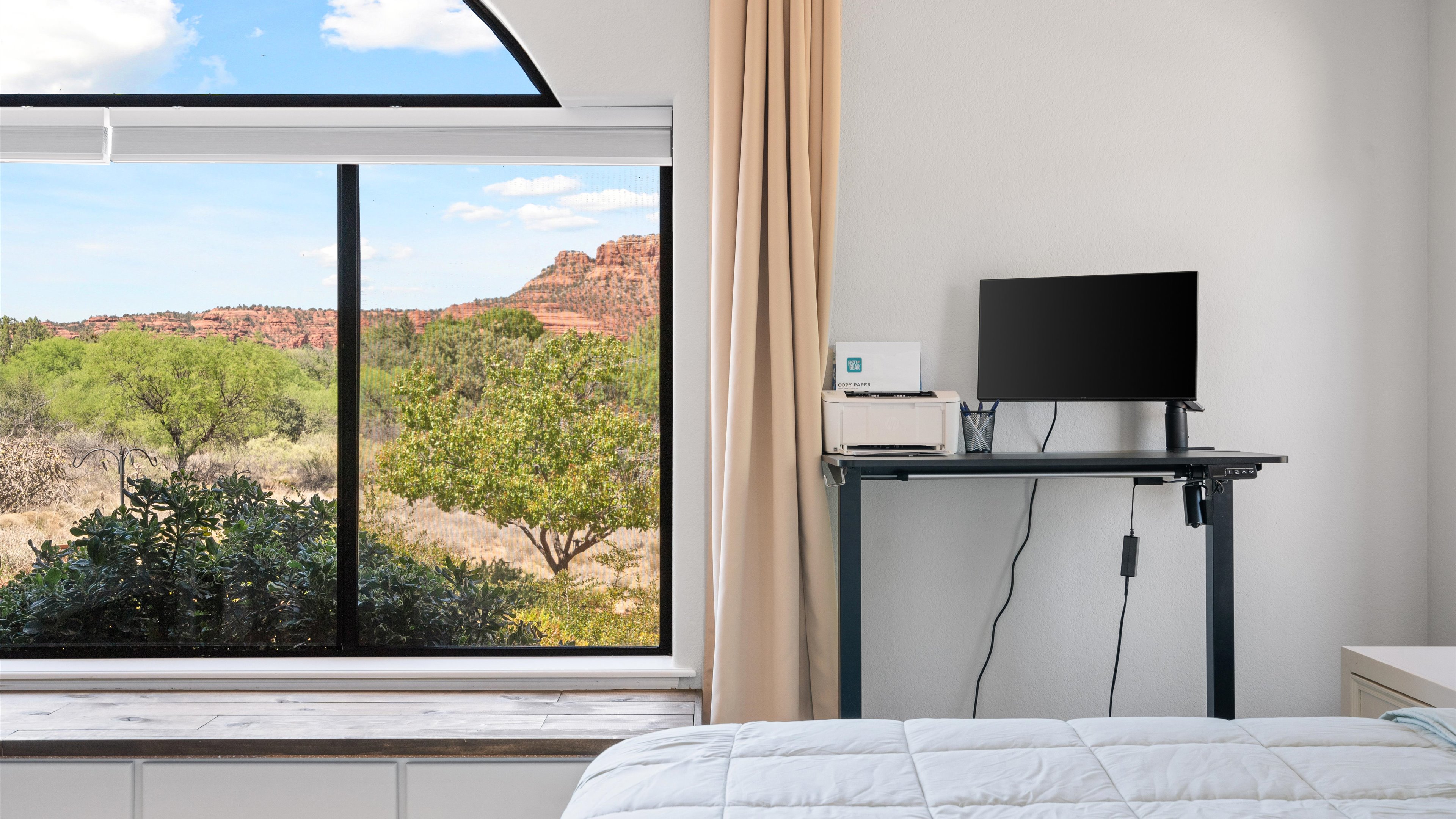 Open kitchen to living area floor plan